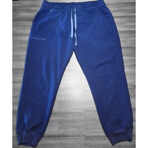 FIGS Zamora Jogger Scrub Pants Women’s XXL Blue W18SW2005 EUC